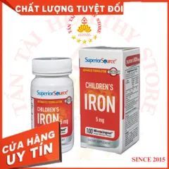 ✅[CHÍNH HÃNG] (MÃ: DP718) Viên ngậm Nano Children's Iron (5mg) - Bổ sung sắt, ngừa thiếu máu do thiếu sắt