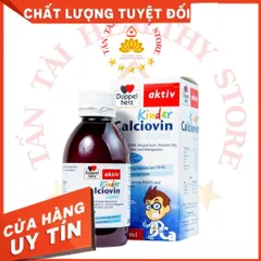 ✅[CHÍNH HÃNG] (MÃ: DP475) Siro canxi cho bé DOPPEL Calciovin Liquid Hỗ trợ xương chắc khỏe, trẻ cao lớn