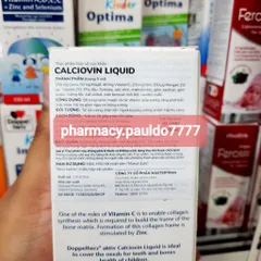 ✅[CHÍNH HÃNG] (MÃ: DP475) Siro canxi cho bé DOPPEL Calciovin Liquid Hỗ trợ xương chắc khỏe, trẻ cao lớn