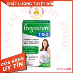 ✅[CHÍNH HÃNG] (MÃ: SP370) Pregnacare Max H/84v VITABIOTICS Vitamin khoáng chất bổ bầu