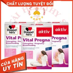 ✅[CHÍNH HÃNG] (MÃ: DP375)  Viên uống vitamin bầu DOPPEL Vital Pregna Dưỡng chất trao con, vẹn tròn tình mẹ