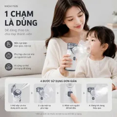 ✅[CHÍNH HÃNG] (MÃ: DP799) Máy Xông Khí Dung Cầm Tay Kachi YS35: Giải Pháp Hô Hấp Linh Hoạt Mọi Lúc, Mọi Nơi