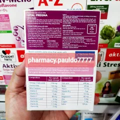 ✅[CHÍNH HÃNG] (MÃ: DP375)  Viên uống vitamin bầu DOPPEL Vital Pregna Dưỡng chất trao con, vẹn tròn tình mẹ