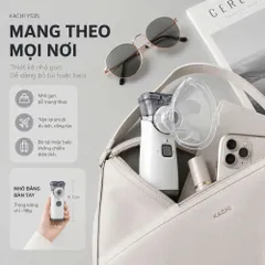 ✅[CHÍNH HÃNG] (MÃ: DP799) Máy Xông Khí Dung Cầm Tay Kachi YS35: Giải Pháp Hô Hấp Linh Hoạt Mọi Lúc, Mọi Nơi