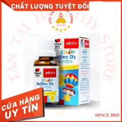 ✅[CHÍNH HÃNG] (MÃ: DP320) TPBVSK Doppelherz Aktiv Kinder Active D3 Drops hỗ trợ bổ sung Vitamin D3 cho trẻ