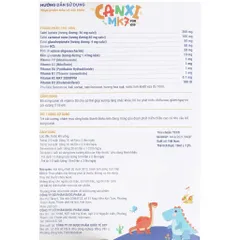 ✅[CHÍNH HÃNG] (MÃ: SP140) Siro Canxi MK7 for Kid hộp 20 ống x 10ml