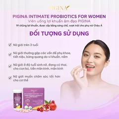 ✅[CHÍNH HÃNG] (MÃ: DP750) Viên uống bổ sung lợi khuẩn cho nữ giới PIGINA INTIMATE PROBIOTICS FOR WOMEN (30 viên)