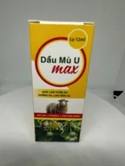 Dầu mù u MAX 12ml - thành phần độc đáo kết hợp mỡ cừu, Vitamin E