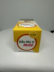 Dầu mù u MAX 12ml - thành phần độc đáo kết hợp mỡ cừu, Vitamin E