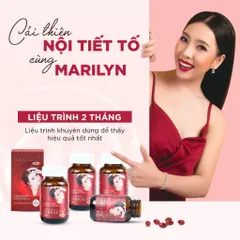 Viên uống Marilyn Plus bổ sung nội tiết tố nữ giảm khô hạn do suy giảm nội tiết tố