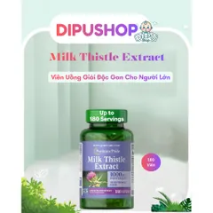 Bổ gan, viên uống thải độc gan Milk Thistle Extract Puritan's Pride 1000mg 180 viên