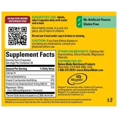 Nature Made Magnesium L-Threonate 130mg + Vitamin C & D3, 60 viên