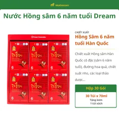 Nước Hồng Sâm Dream Korea Ginseng Drink Sobek 30g x 70ml  Là Sản Phẩm Cao Cấp Được Chiết Xuất Từ Hồng Sâm Hàn Quốc
