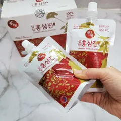 Nước Hồng Sâm Nguyên Chất Samjang Red Gingsen Jin – Chiết xuất 100% Hồng sâm 6 năm tuổi (70ml)