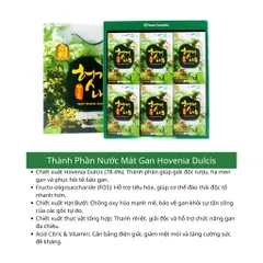 Nước Mát Gan Dream 70ml x 30 gói (6Hộp) Hỗ Trợ Giải Rượu, Thanh Lọc và Mát Gan chiết xuất từ cây Hovenia Dulcis