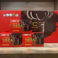 Nước Hồng Sâm Nhung Hươu TaeWoong Korea Deer Antler Gold Hộp 30 gói x 60ml - Hàng Có Mặt Tại Siêu Thị - TTTM