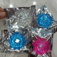 Combo 3 vòng đeo tay trang sức nam co giãn bản to nhiều màu trong suốt