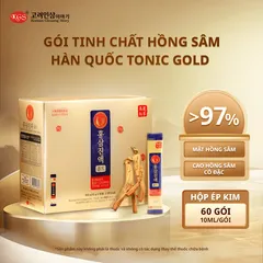 Tinh Chất Hồng Sâm Hàn Quốc Tonic Gold KGS (10ml/ gói) Hộp 60 Gói