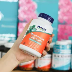 ⚡ NOW Magnesium Glycinate 200mg bổ sung magie giúp ngủ ngon 180 viên - Giao hỏa tốc,
