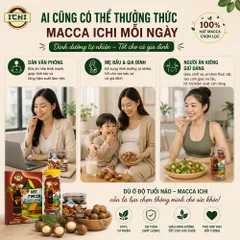 Sale hàng cận Date (T10) - Macca ICHI Thơm Ngon Chuẩn Vị, hạt Mắc Ca nứt vỏ Size Đại giá Ưu đãi chào sàn