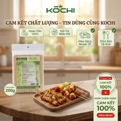 Tăm Xiên Tre KOCHI Que Xiên Nướng BBQ Thịt Rau Củ Tự Nhiên An Toàn 15cm 20cm