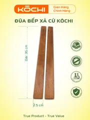 Đũa bếp (Đũa Cả) Đũa Xào Xà Cừ Kochi  – gỗ tự nhiên an toàn, sấy khô, không hóa chất, không độc hại
