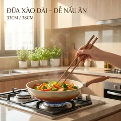 Đũa bếp (Đũa Cả) Đũa Xào Xà Cừ Kochi  – gỗ tự nhiên an toàn, sấy khô, không hóa chất, không độc hại