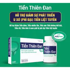 Viên uống Tiền Thiên Đan Fobic (Hộp 20 viên) Giúp giảm nhanh các rối loạn tiểu tiện thường gặp như đi tiểu đêm nhiều lần