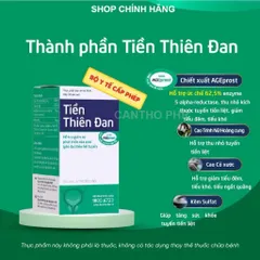Viên uống Tiền Thiên Đan Fobic (Hộp 20 viên) Giúp giảm nhanh các rối loạn tiểu tiện thường gặp như đi tiểu đêm nhiều lần