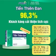 Viên uống Tiền Thiên Đan Fobic (Hộp 20 viên) Giúp giảm nhanh các rối loạn tiểu tiện thường gặp như đi tiểu đêm nhiều lần