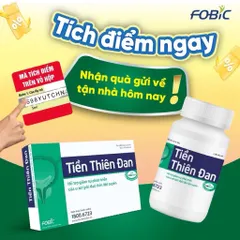 Viên uống Tiền Thiên Đan Fobic (Hộp 20 viên) Giúp giảm nhanh các rối loạn tiểu tiện thường gặp như đi tiểu đêm nhiều lần