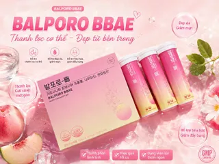 Viên sủi chuyển hóa chất béo Balporo BBae Hàn Quốc - Giúp giảm cân hiệu quả, hỗ trợ vóc dáng săn chắc, chiết xuất tự nhiên từ quả bứa, vị chanh dễ uống 806972