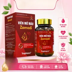 Viên Mỡ Máu Zamodi lọ 60viên hỗ trợ cải thiện tình trạng cholesterol và Triglyceride máu cao