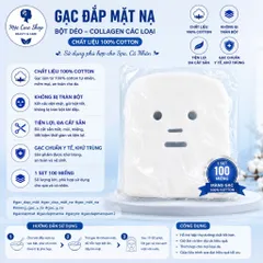 100 Miếng Mặt Nạ Gạc đắp mặt nạ tiệt trùng dùng cho spa cotton giá tốt