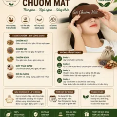 Túi chườm nóng thảo dược dưỡng sinh – chườm mắt chườm cổ vai gáy chườm lưng đa năng