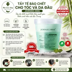 Tẩy tế bào chết da đầu JIORNIEE 250g tẩy da chết tóc muối biển làm sạch gàu kiểm soát dầu