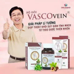 Viên Uống Suy Giãn Tĩnh Mạch Vascovein – Giảm Sưng Tê Nhức Chân, Hỗ Trợ Bảo Vệ Thành Mạch Lọ 30 Viên
