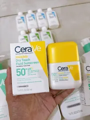 Sữa Chống Nắng Cerave Invisible Dry Touch Fluid Sunscreen SPF50+ PA++++ Giảm Dầu Mỏng Nhẹ Khô Thoáng 50ml