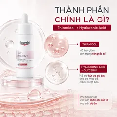 Tinh Chất Serum Eucerin Anti-Pigment 30ml - Hỗ Trợ Mờ Thâm, Sáng Da Cho Da Dầu - Dưỡng Ẩm, Kết Cấu Nhẹ Mịn