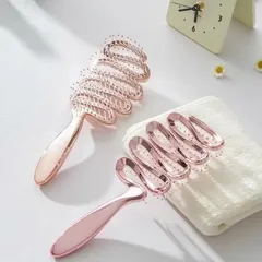 Lược với thiết kế răng lược uốn lượn hình chữ S độc đáo giúp nâng chân tóc và tạo độ phồng tự nhiên gỡ rối giảm rụng 807083