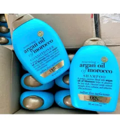 HSD 02.2027 Dầu Gội OGX Argan Oil Giúp Phục Hồi Tóc Hư Tổn 385ml Renewing - cherry blossom shampoo 807117