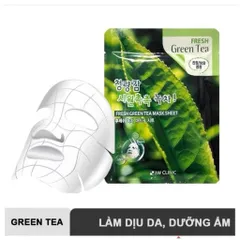 SÉT 10 MIẾNG mặt nạ 3w clinic HÀN QUỐC làm từ chất liệu 100% cotton lành tính 807121