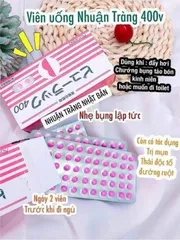 tách lẻ 1 vỉ 50 VIÊN Viên uống Detox Nhuận Tràng ĐẦY HƠI CHƯỚNG BỤNG TÁO BÓN  Kokando NHẬT