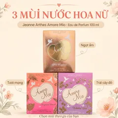 Nước Hoa Nữ Jeanne Arthes Amore Mio EDP 100ml Pháp - Tropical Crush, Forbidden Fruit, Gold N’ Roses