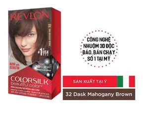 nhuộm bạc và thời trang Revlon màu 32 nâu socola MỸ