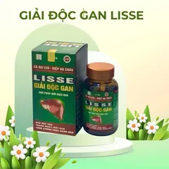 Lisse giải độc gan, hỗ trợ tăng cường chức năng gan, hỗ trợ giải độc gan , hộp 45 viên
