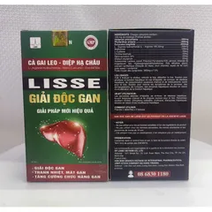 Lisse giải độc gan, hỗ trợ tăng cường chức năng gan, hỗ trợ giải độc gan , hộp 45 viên