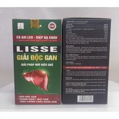 Lisse giải độc gan, hỗ trợ tăng cường chức năng gan, hỗ trợ giải độc gan , hộp 45 viên