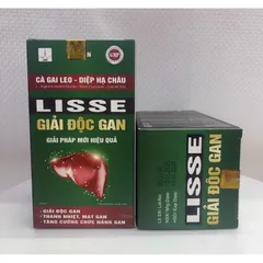 Lisse giải độc gan, hỗ trợ tăng cường chức năng gan, hỗ trợ giải độc gan , hộp 45 viên