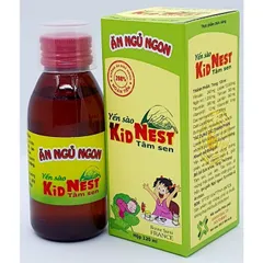 SIRO GIÚP BÉ ĂN NGON NGỦ TỐT KIDNEST TÂM SEN CHAI 120ML GIÁ TỐT